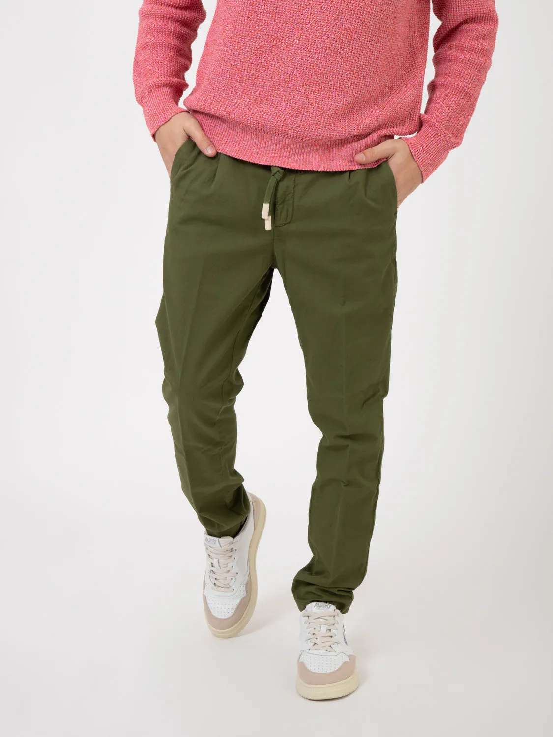 Pantalaccio cotone / lino muschio