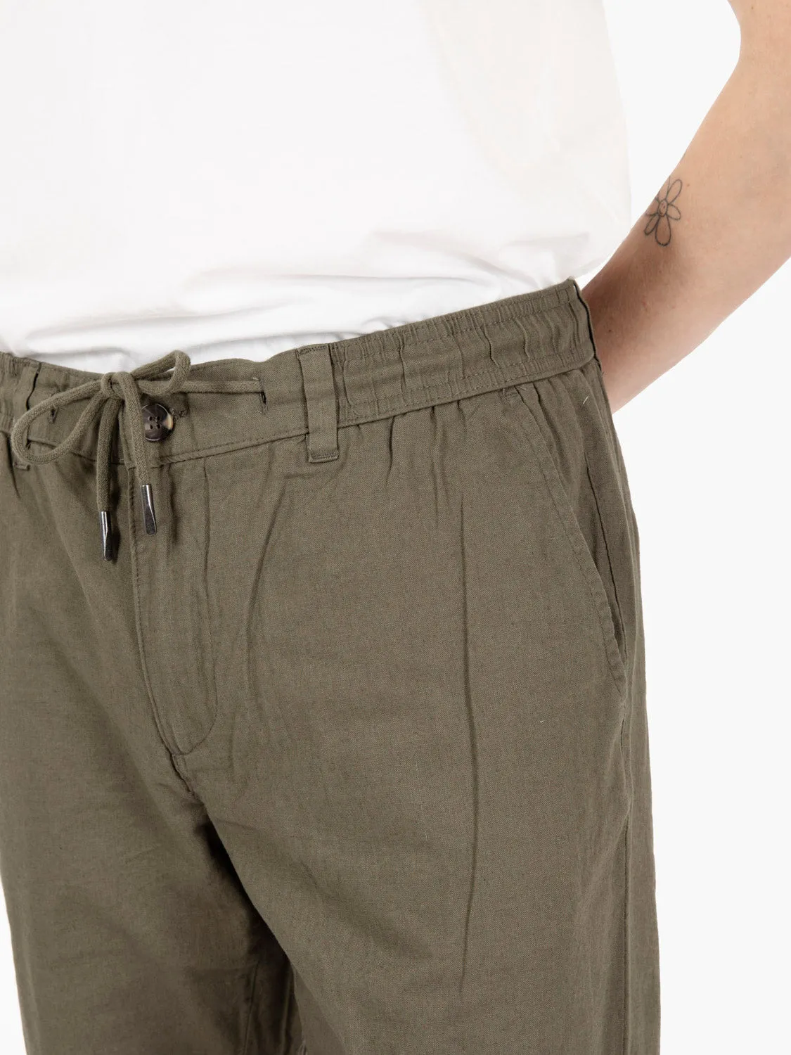 Pantalone con coulisse sottobosco