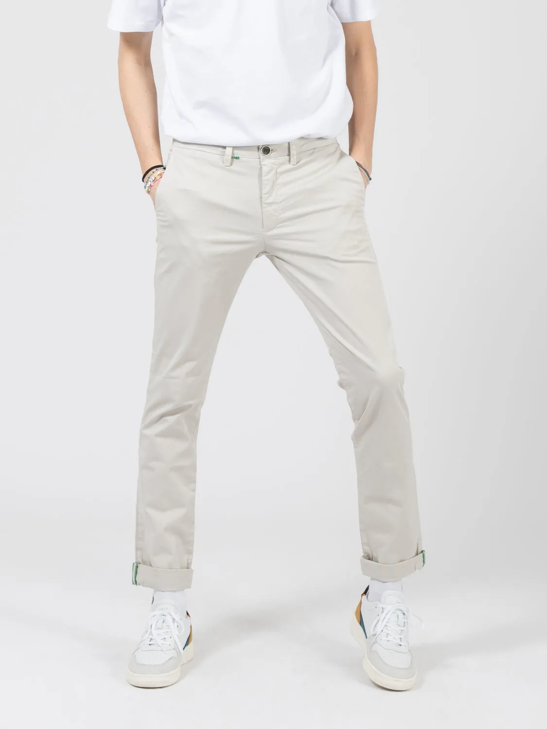 Pantaloni chino Ritz ecru
