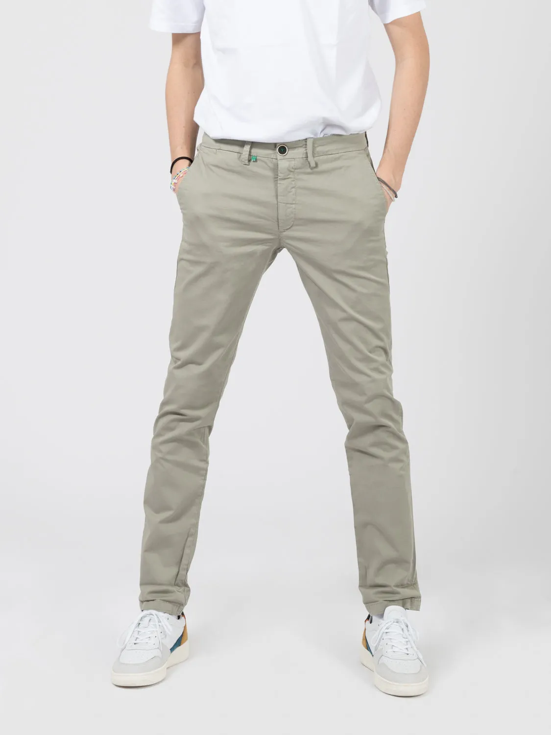 Pantaloni chino Ritz fango
