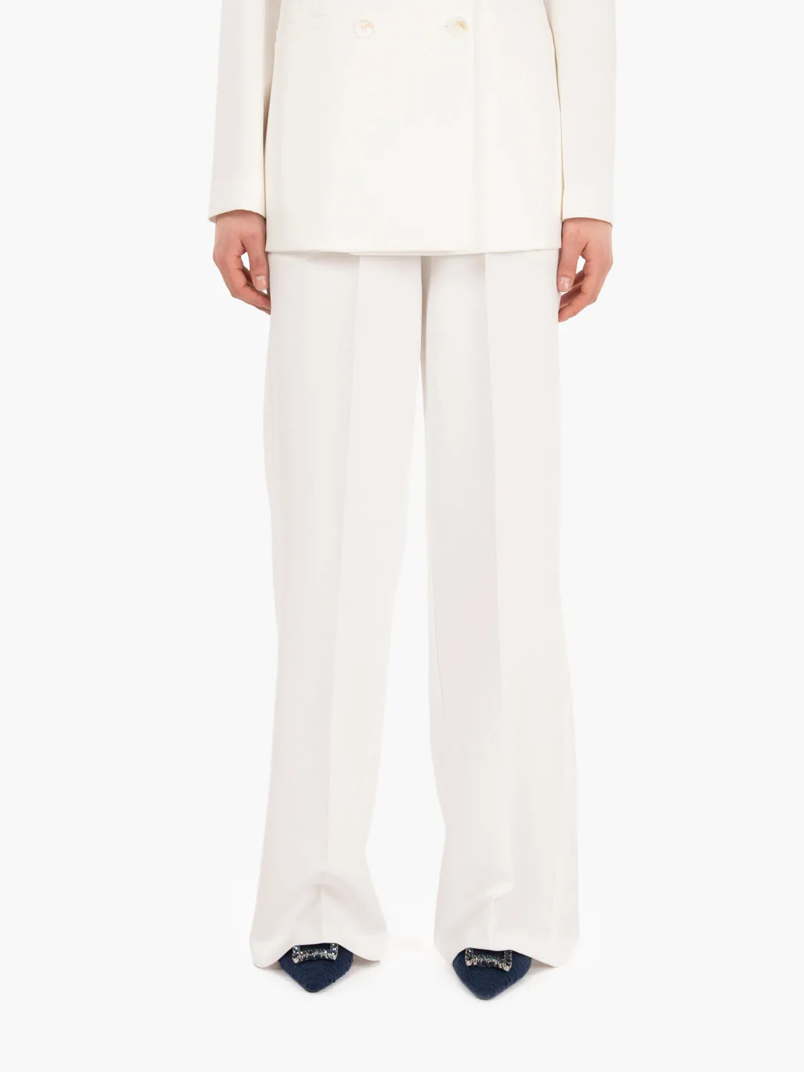 Pantaloni palazzo bianchi