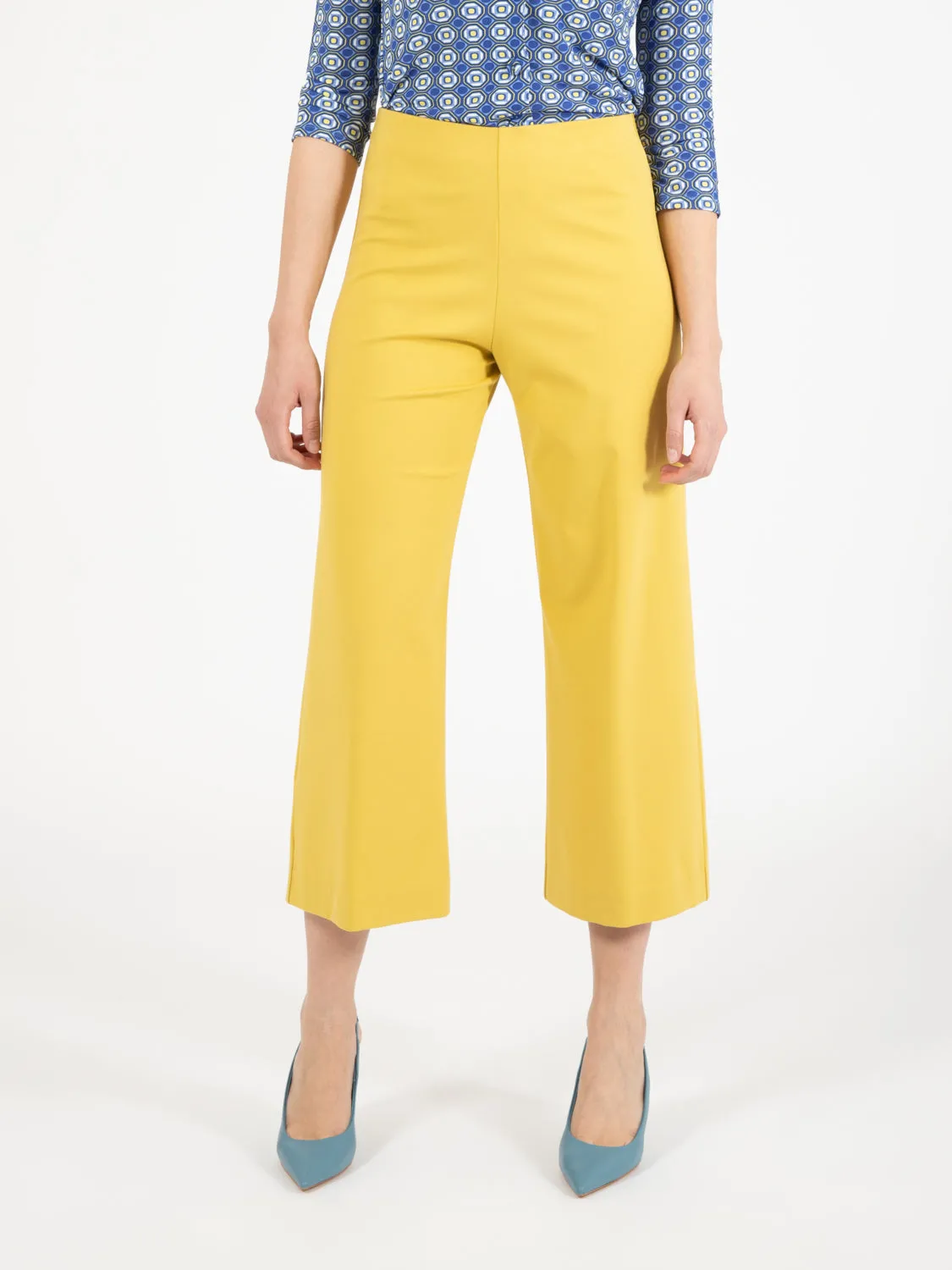 Pantaloni Punto Milano curry