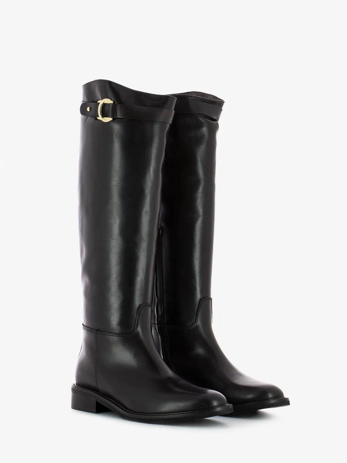 Stivale con cinturino testa di moro