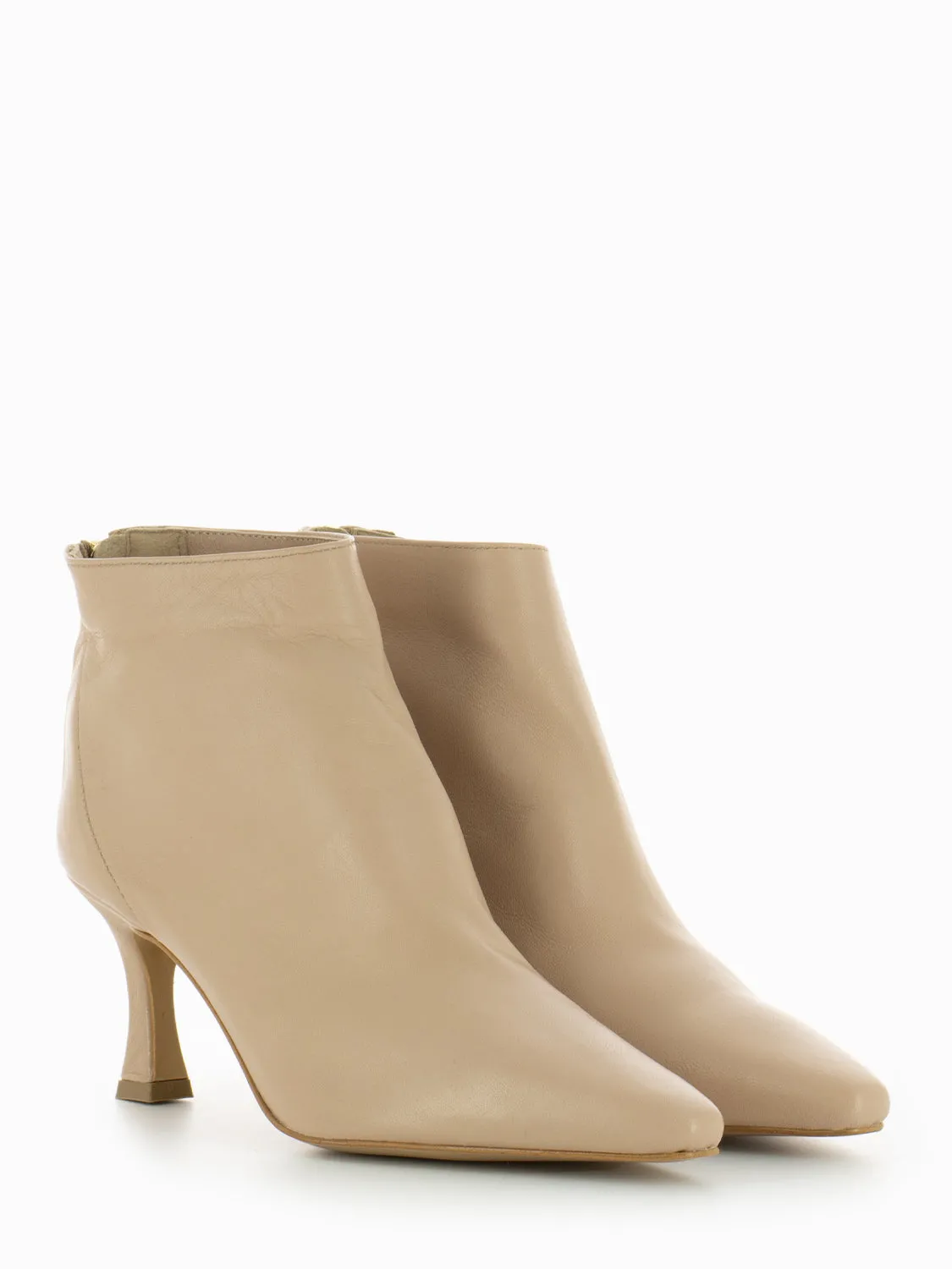 Tronchetti alla caviglia in camoscio sabbia