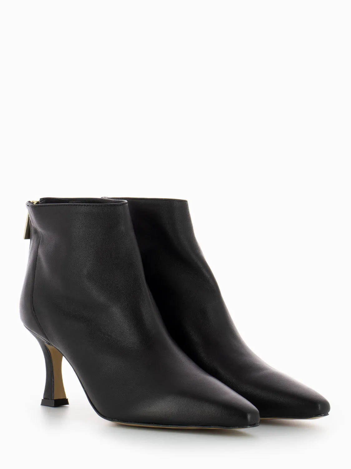 Tronchetti alla caviglia in pelle nero