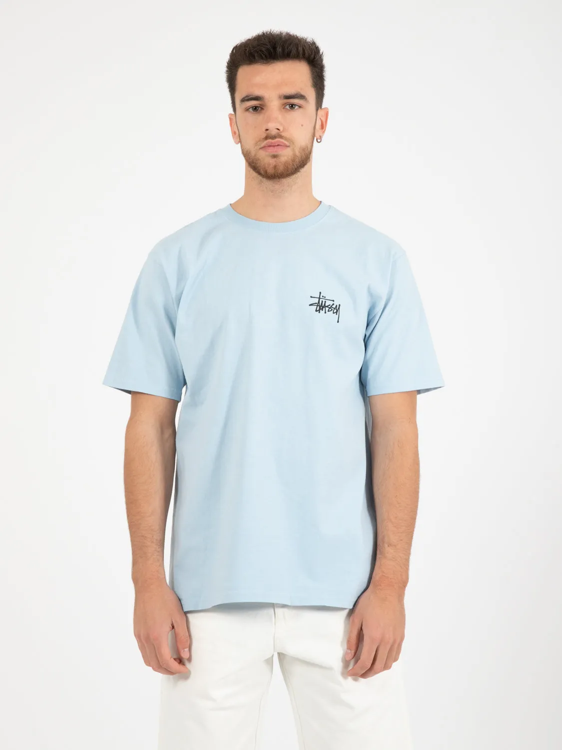 Basic Stussy T-Shirt sky blue