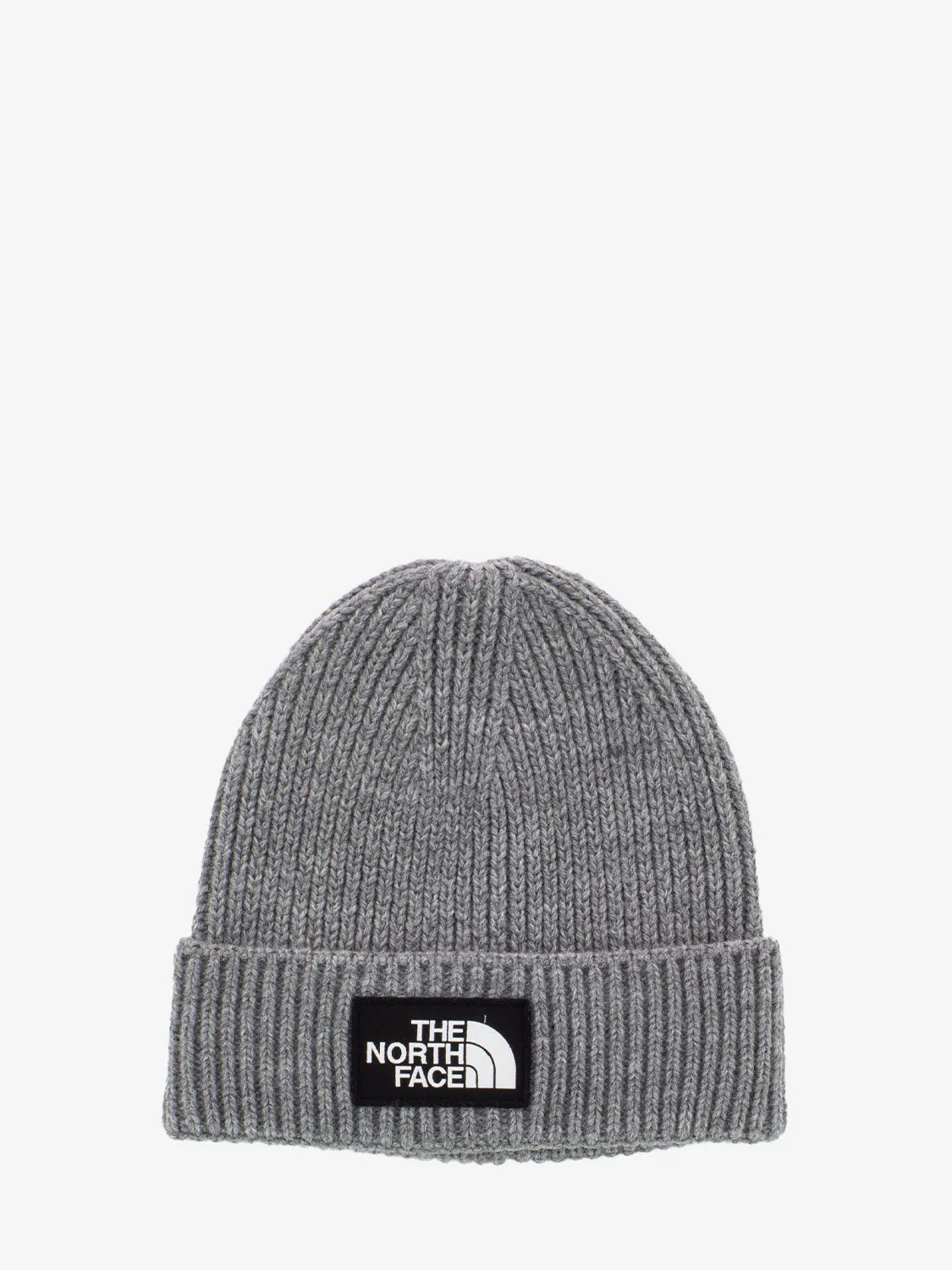 TNF Logo Box Cuff Beanie TNF medium grey heather