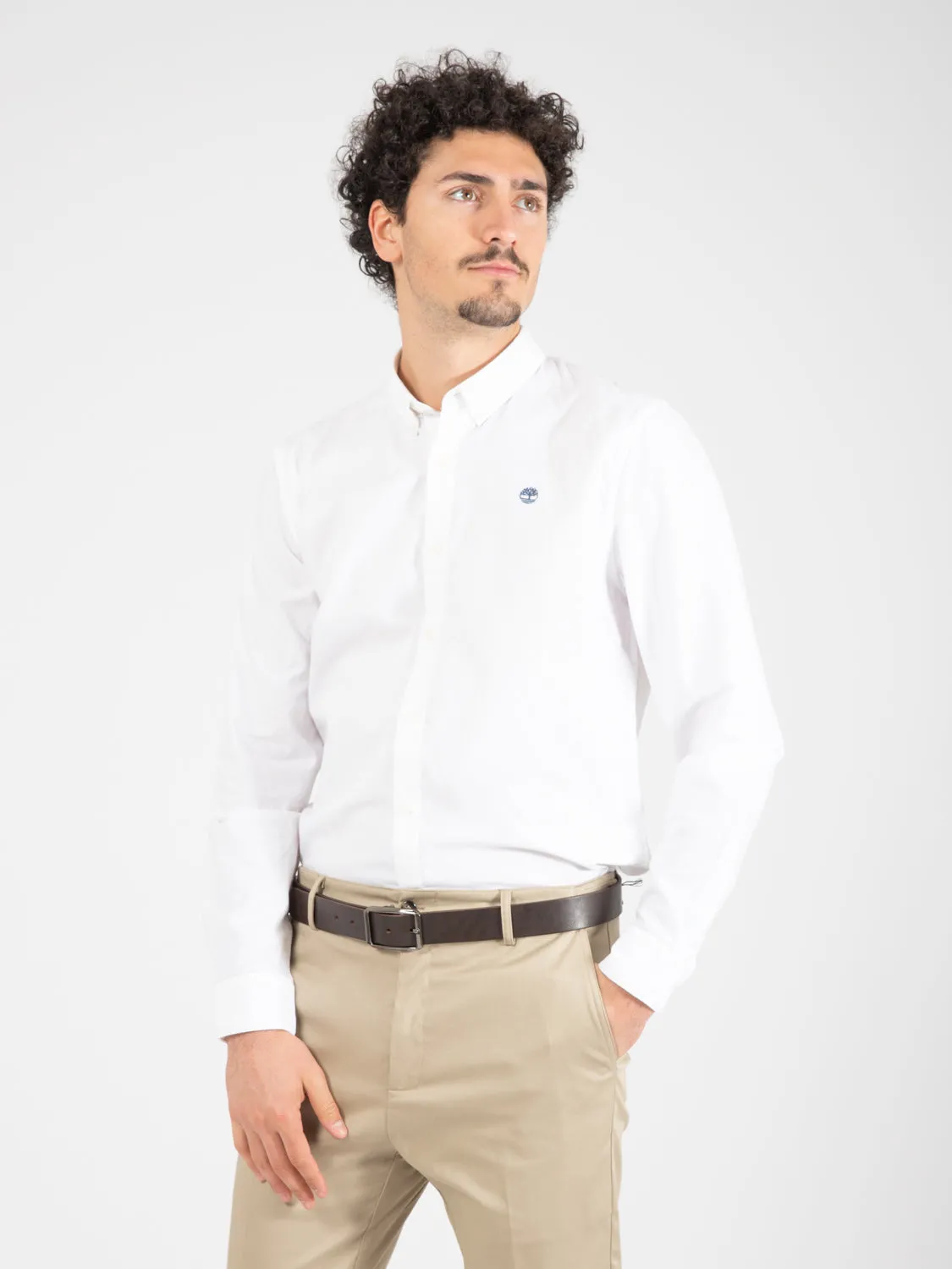 Camicia button-down Elevated Oxford white