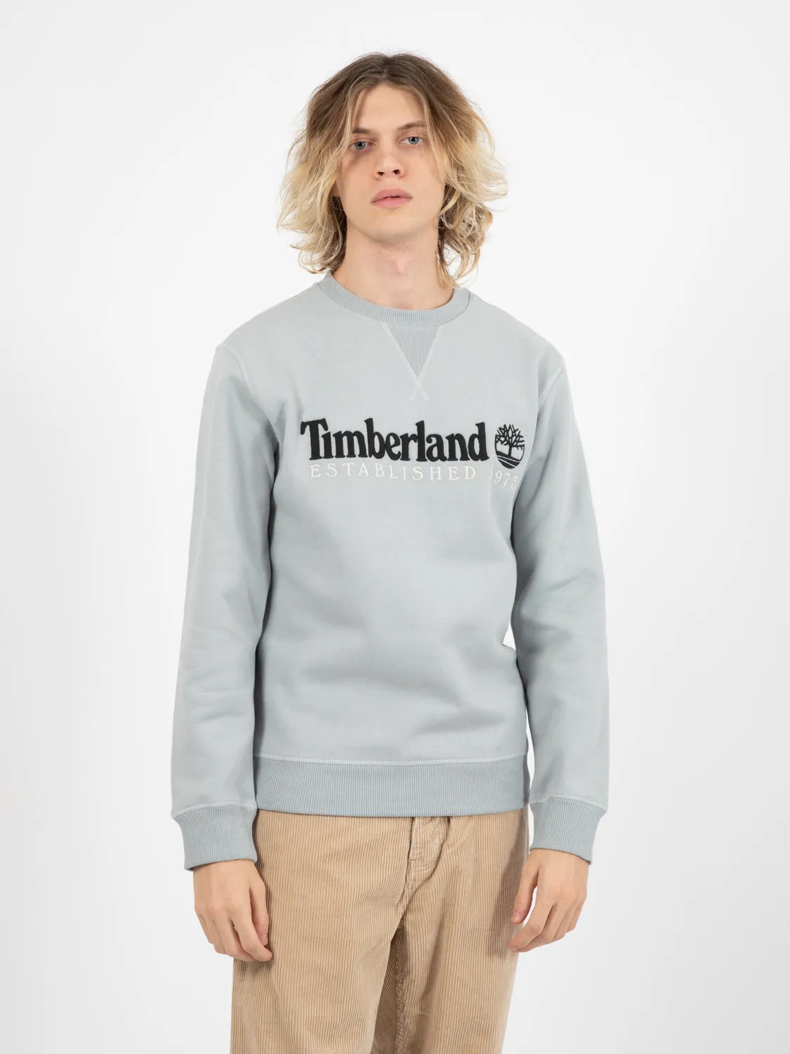 Felpa Est. 1973 crew bb sw quarry