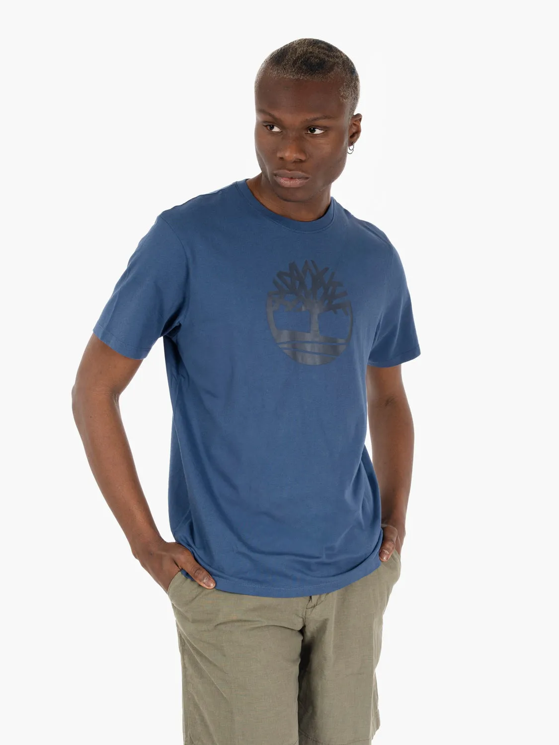 Kennebec river tree logo S/S dark den