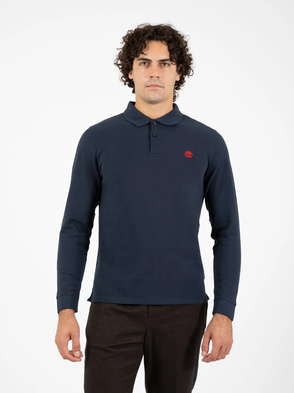 Polo Pique slim dark sapphire