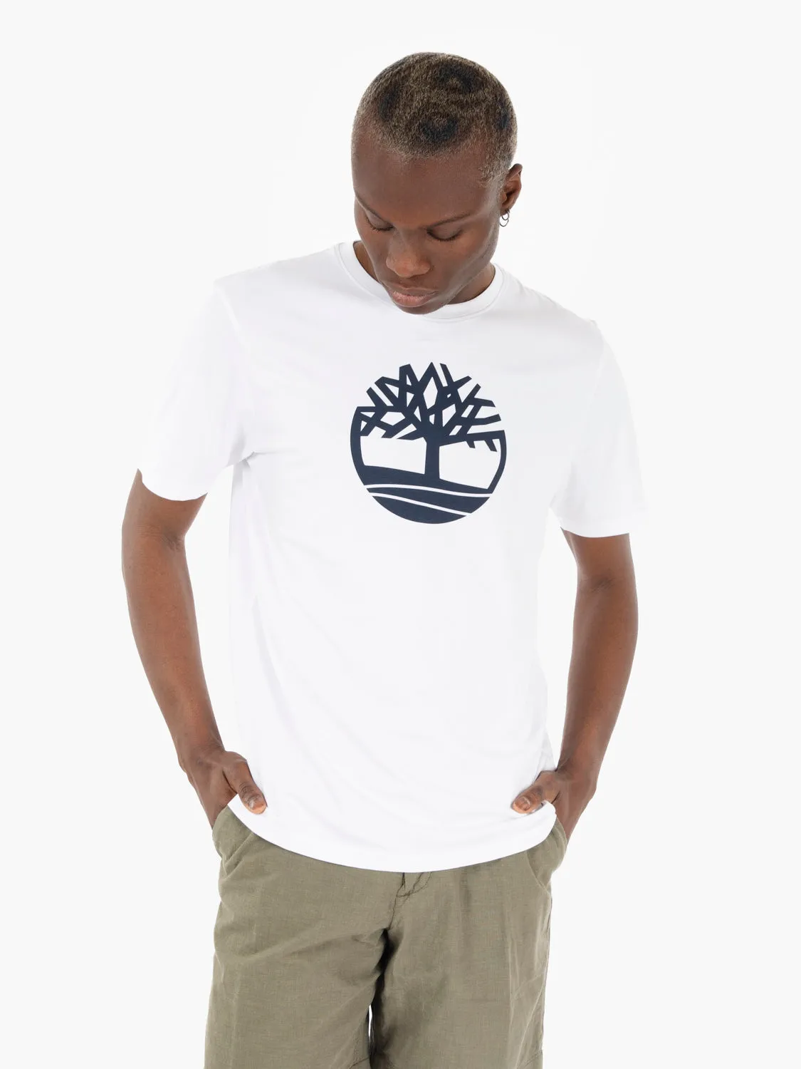 T-shirt Kennebec River Tree Logo white