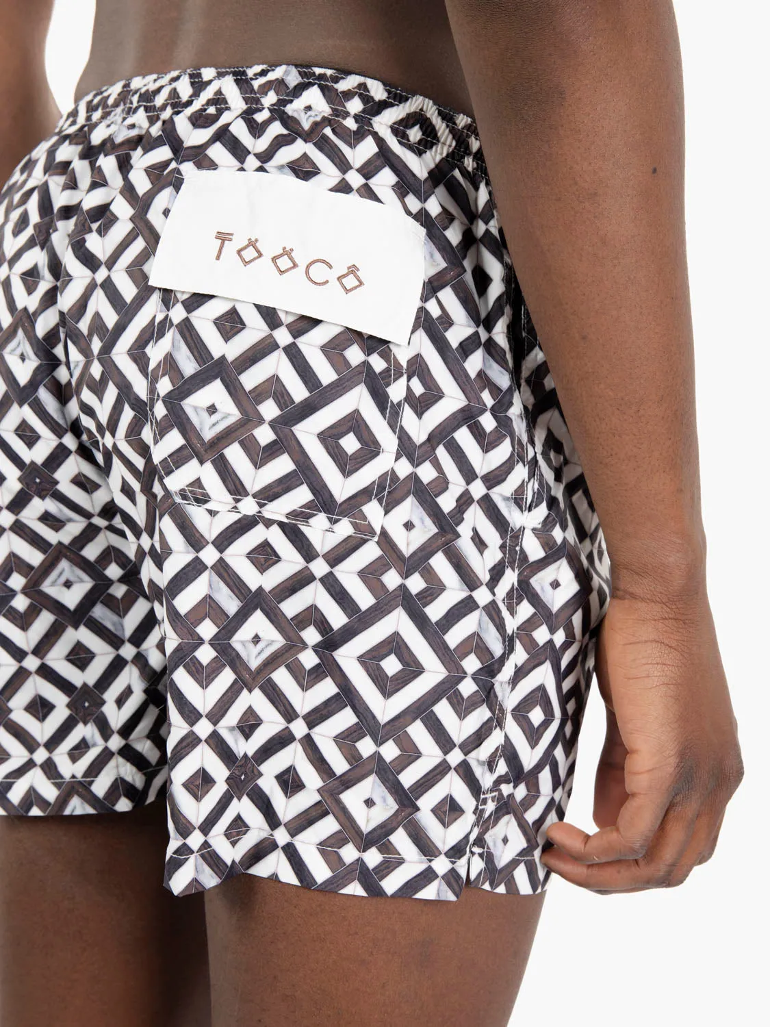 Costume Porto optical white / brown