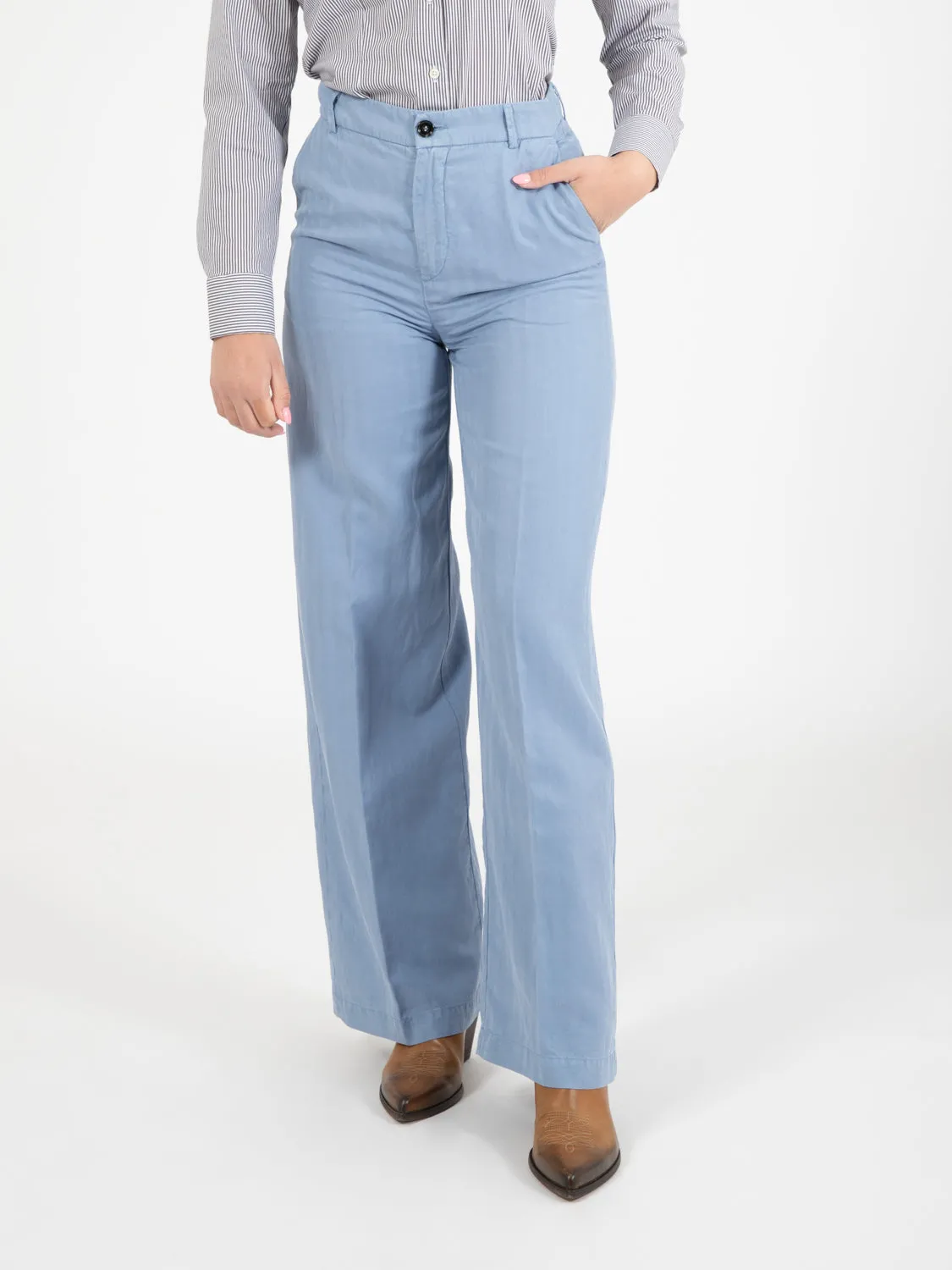 Olly - X Pantalone Summer Mil powder blue
