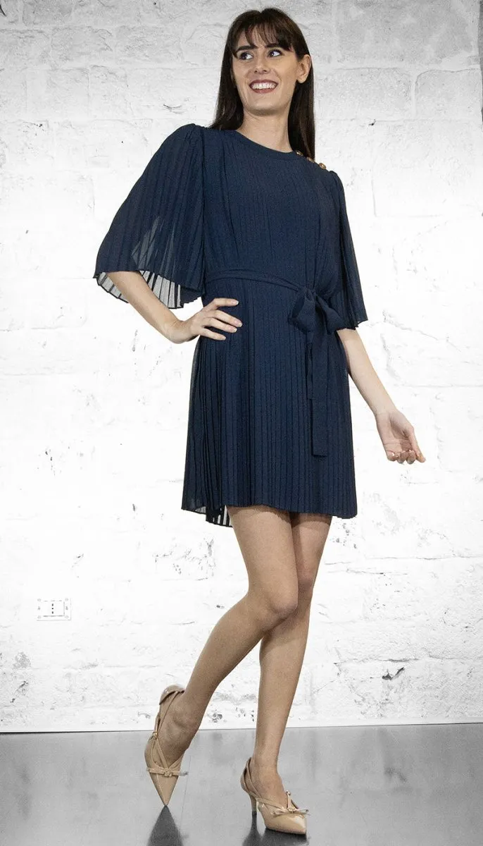 Twinset Abito corto in crêpe georgette