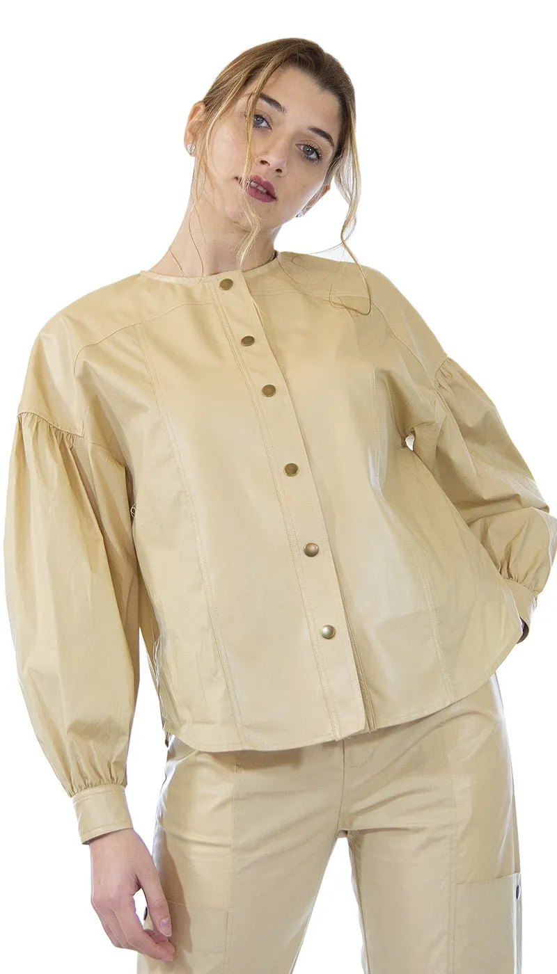 Twinset Milano Camicia in popeline con inserti. 211TT2491