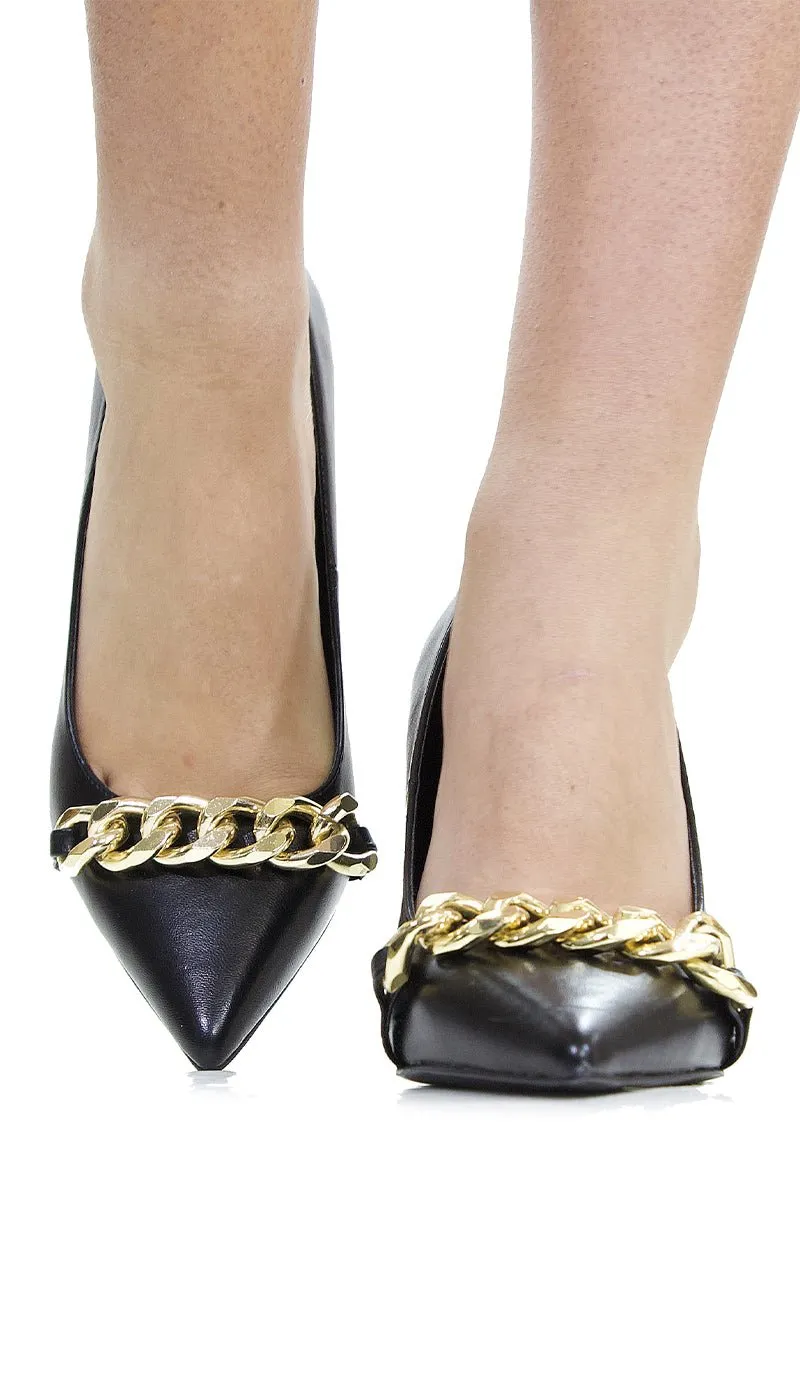 Twinset Milano Décolleté con catena. 212TCP03A