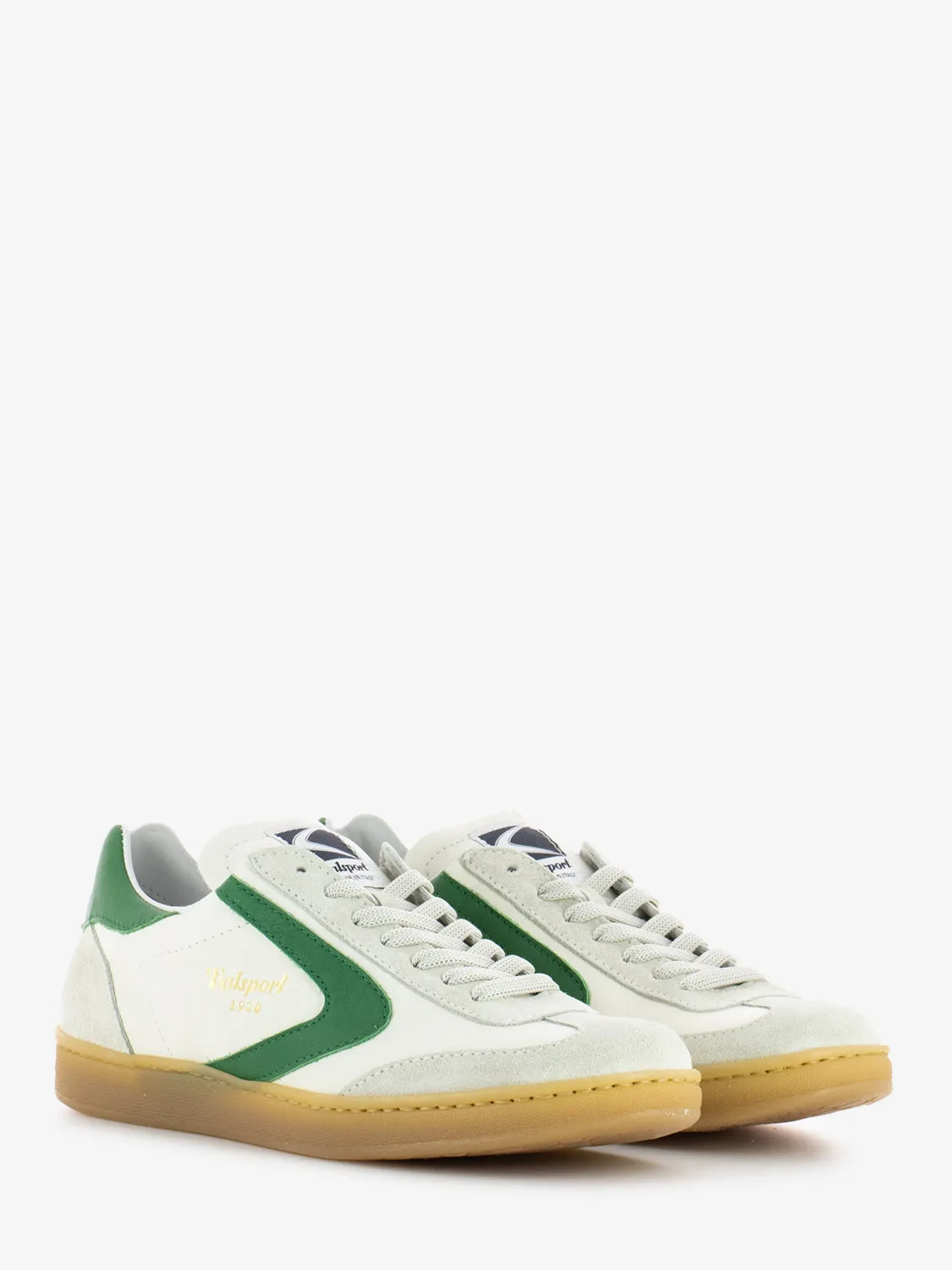 Sneakers Olimpia nappa suede verde