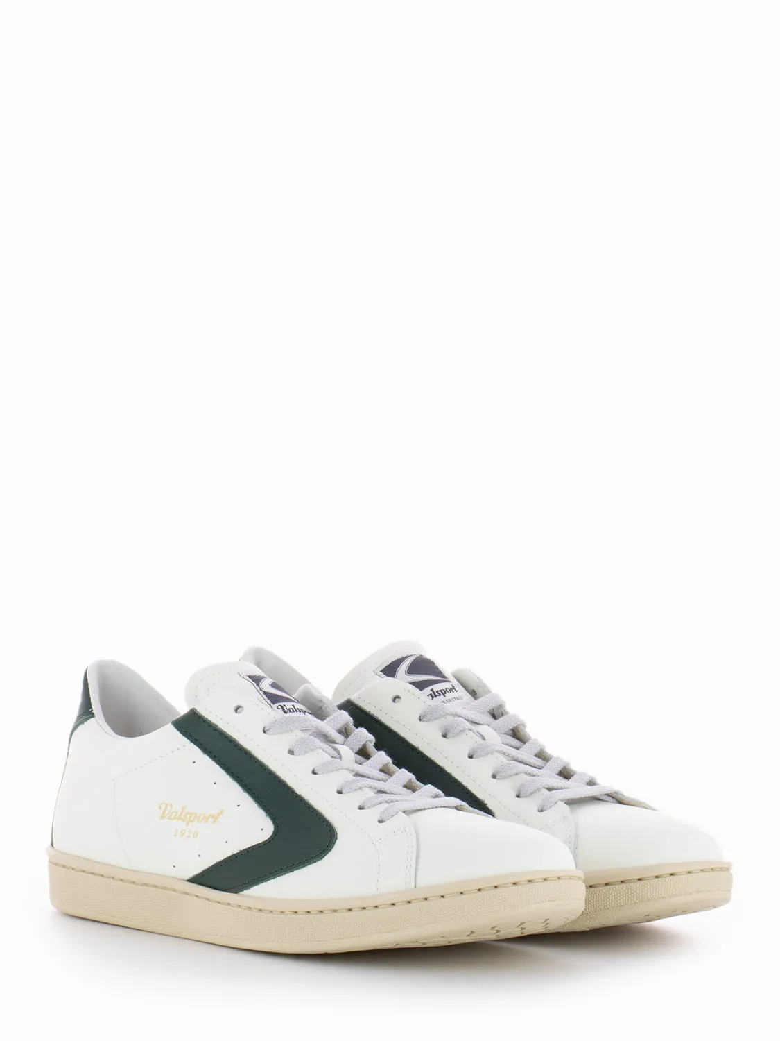 Tournament nappa bianco / evergreen