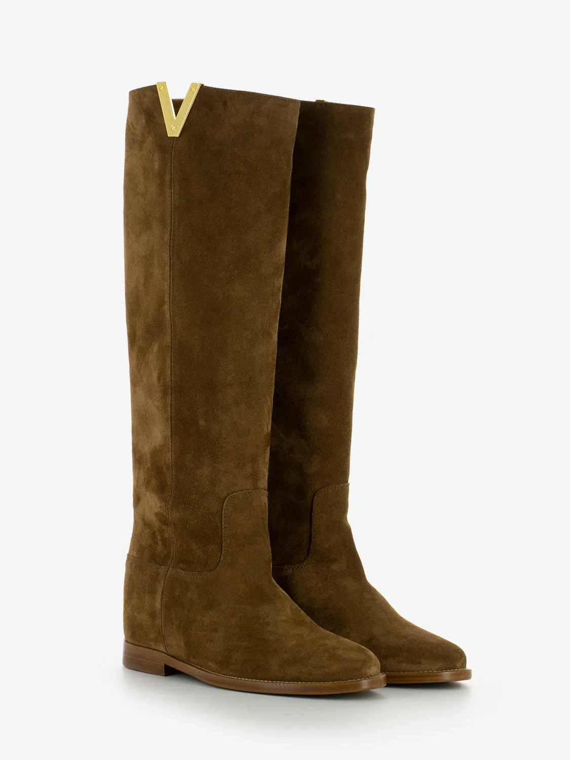 Stivali Velour V oro martora