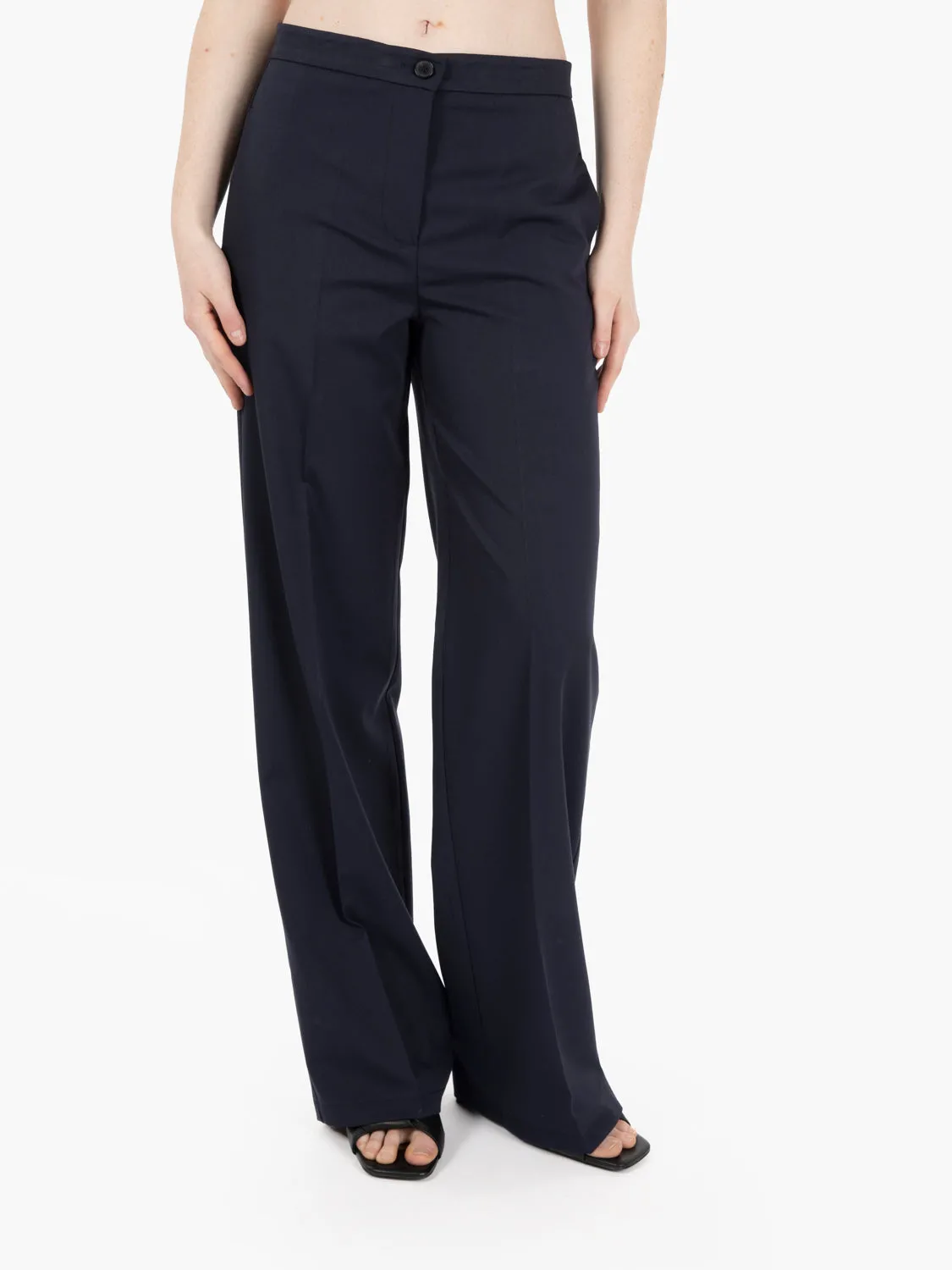 Pantaloni palazzo blu