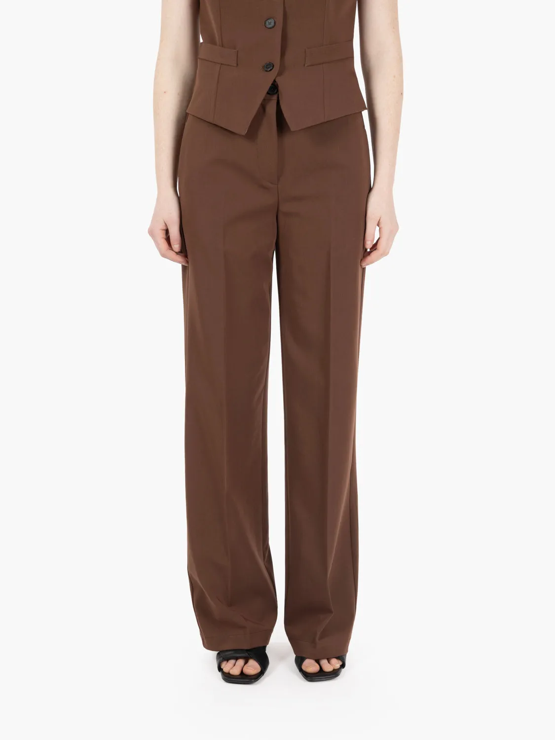 Pantaloni palazzo moro