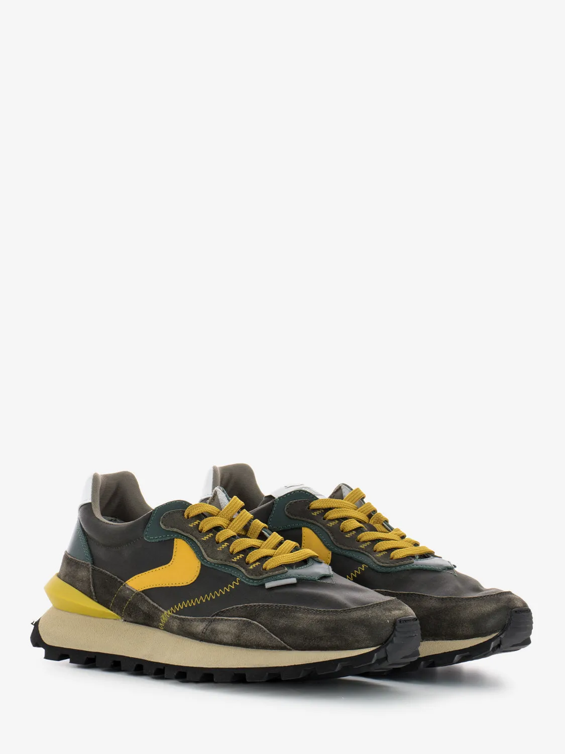 Sneakers Qwark Hype Man army green / mustard