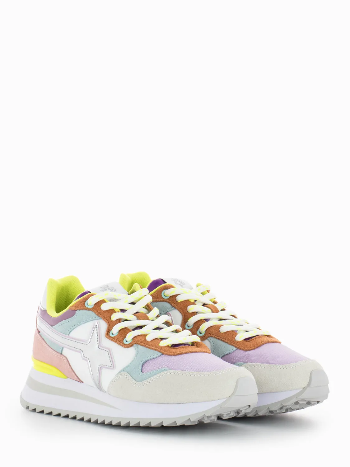 Sneakers Yak-W. white / lilac / water