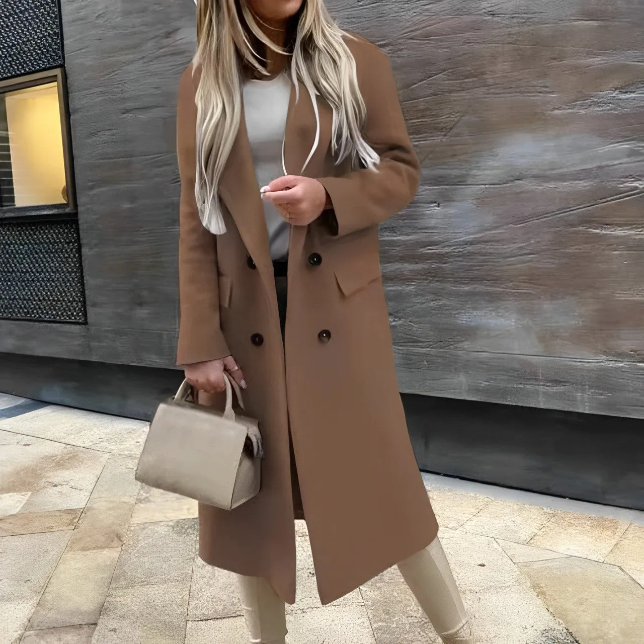 Ellery - Cappotto lungo elegante a doppio petto