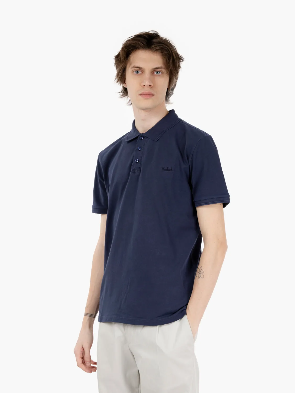 Mackinack polo melton blue