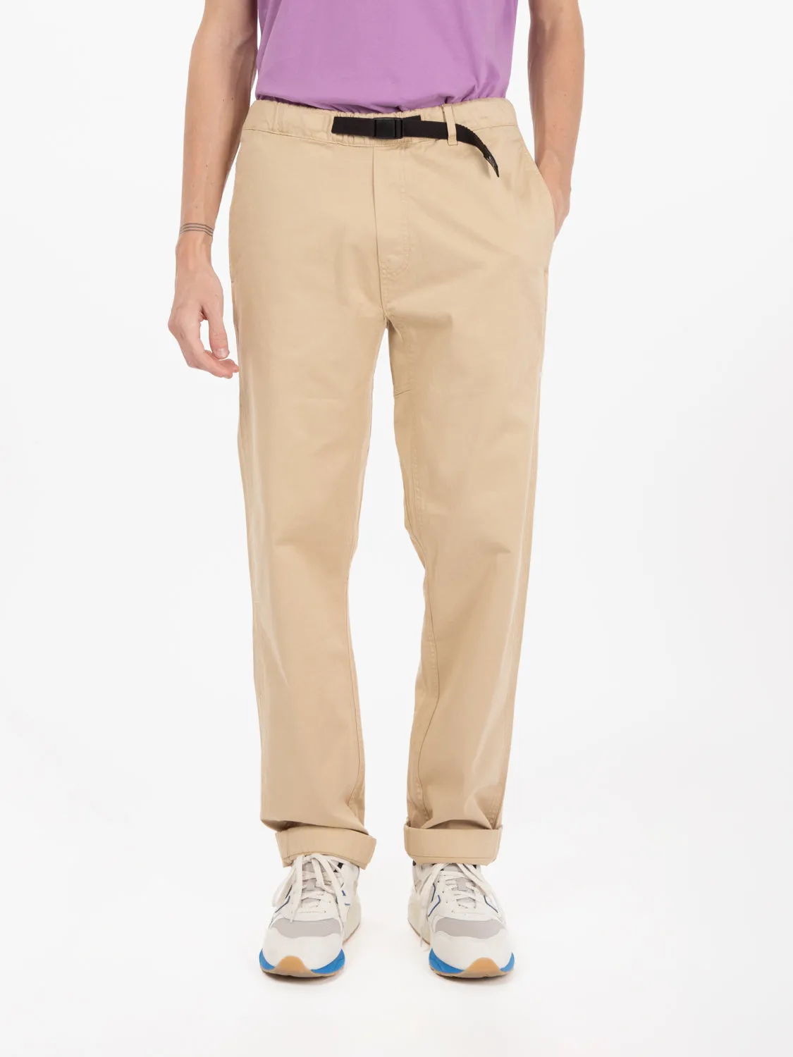 Pantalone Chino in cotone beach sand